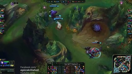 SKT T1 Faker Syndra vs Easyhoon Azir! feat. KT Ssumday Malphite - KR Soloq Challenger patch 5.18_50