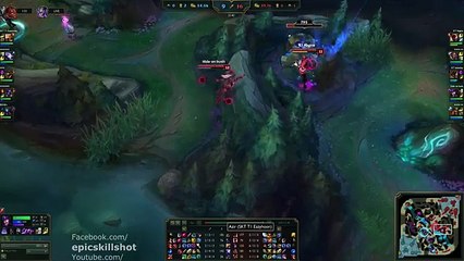 SKT T1 Faker Syndra vs Easyhoon Azir! feat. KT Ssumday Malphite - KR Soloq Challenger patch 5.18_53