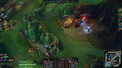 SKT T1 Faker Syndra vs Easyhoon Azir! feat. KT Ssumday Malphite - KR Soloq Challenger patch 5.18_80