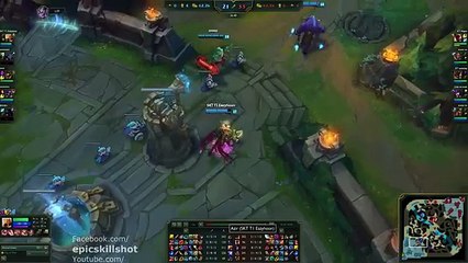 SKT T1 Faker Syndra vs Easyhoon Azir! feat. KT Ssumday Malphite - KR Soloq Challenger patch 5.18_89
