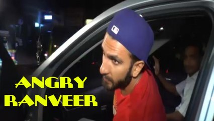 Reporters Make Ranveer Singh Very ANGRY