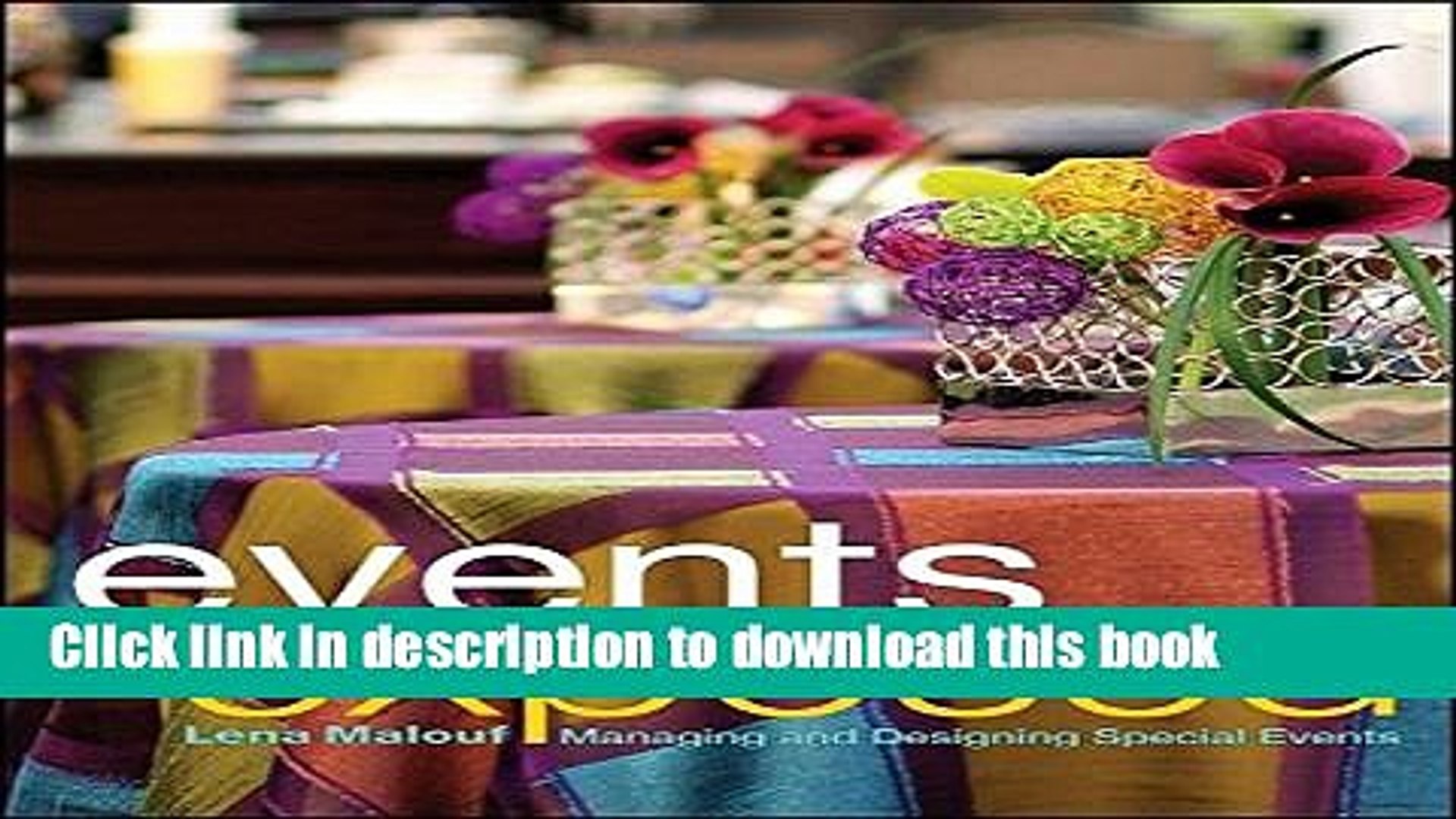 ⁣Read Book Events Exposed: Managing and Designing Special Events E-Book Free
