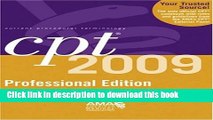 Read CPT 2009 Professional Edition (Current Procedural Terminology, Professional Ed. ebook textbooks