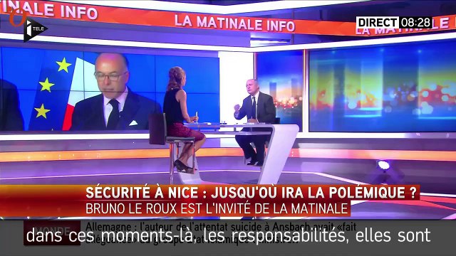 Polémique après l’attentat de Nice : «c'est insupportable», Bruno Le Roux dit stop