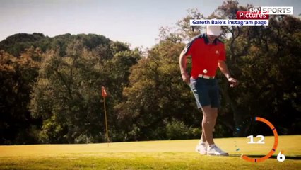 Gareth Bale Juggling Golf ball