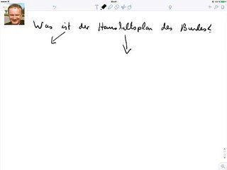 Was ist der Haushaltsplan des Bundes?