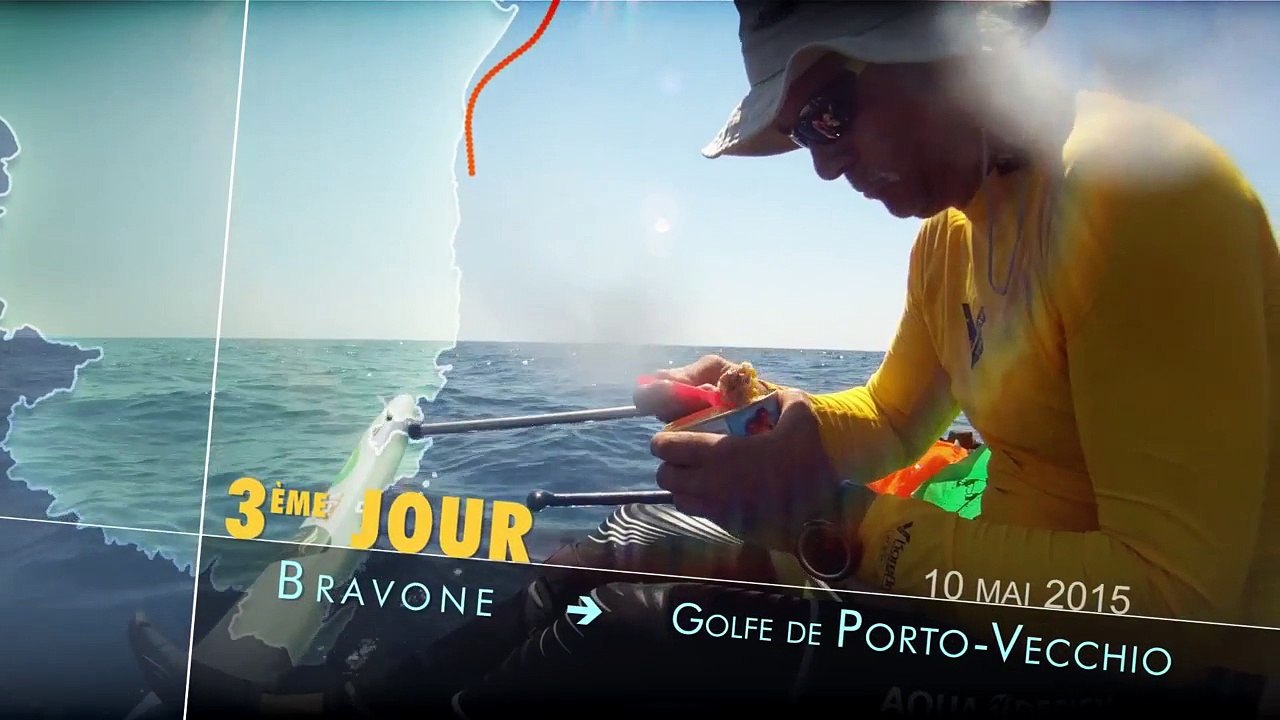 Record du tour de Corse à la rame