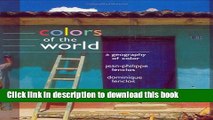 Read Colors Of The World: A Norton Book For Architects And Designers  Ebook Free