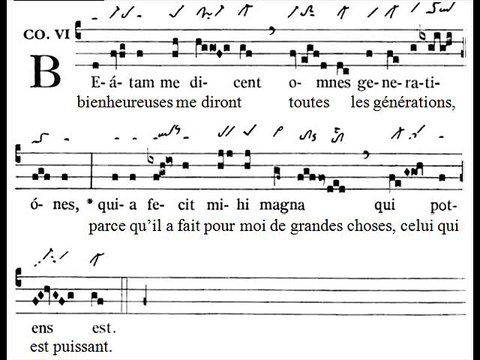 Communio Beatam me dicent, Assumptione B. Mariae Virginis