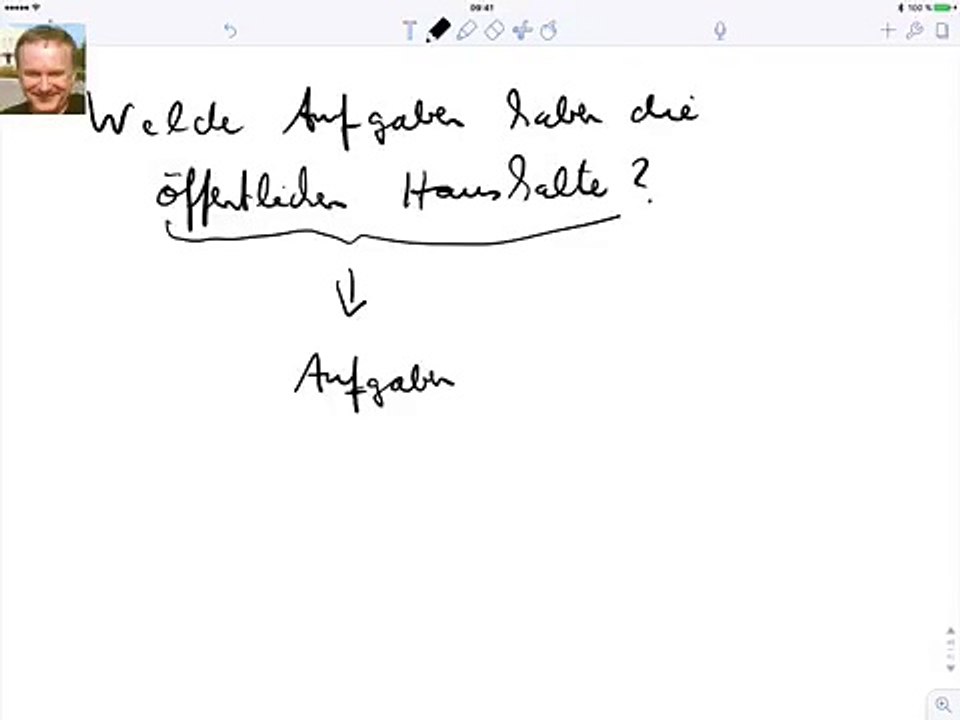 Welche Aufgaben haben die öffentlichen Haushalte?