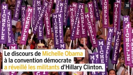 Le vibrant plaidoyer de Michelle Obama pour Hillary Clinton