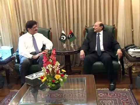 Syed Qaim Ali Shah Meets With Syed Murad Ali Shah