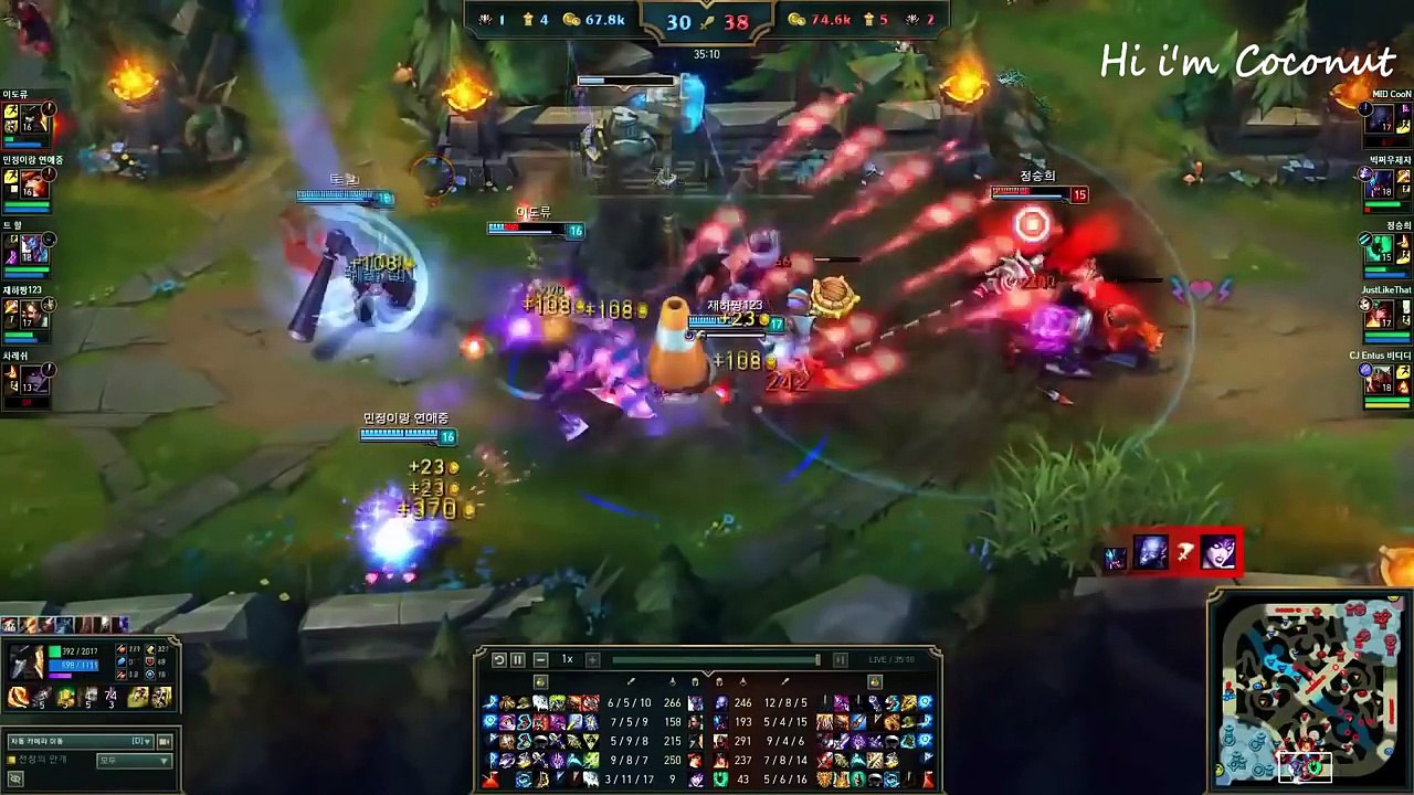 LoL Best Moments # 1 Syndra 1vs3 outplays【League of Legends】