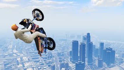 KWEBBELKOP-WORLD'S LONGEST BIKE JUMP IN HUMAN HISTORY! (GTA 5 Funny Moments)