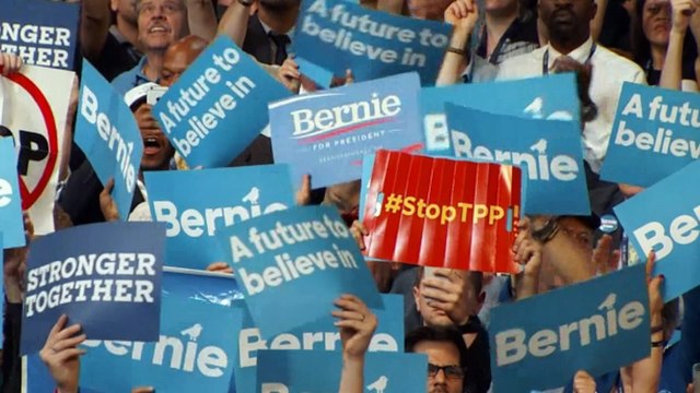 Convention démocrate : Bernie Sanders calme le jeu