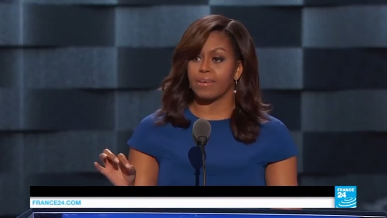 Democratic National Convention: Michelle Obama offers emotional Clinton endorsement