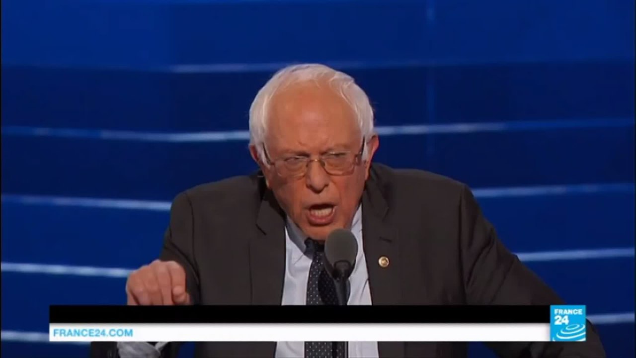 Democratic National Convention: Bernie urges people to vote for Hillary Clinton