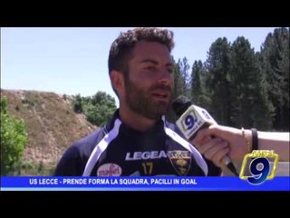Us Lecce |  Prende forma la squadra. Pacilli in goal