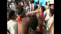 PTI workers clash, also beat media personnel outside NAB headquarters in Islamabad