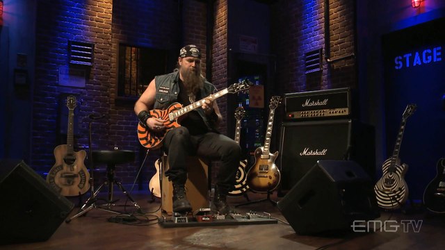 Zakk Wylde rips amazing guitar solo over Andy James track, EMGtv