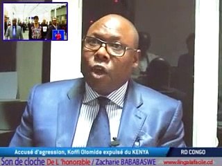 SON DE CLOCHE DE L' HONORABLE ZACHARIE BABABASWE | DE KOFFI OLOMIDE EXPULSE DU KENYA | POUR VIOLANCE SUR UNE DANSEUSE