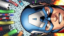 Slither.io CAPTAIN AMERICA (W SHIELD)   NEW SLITHERIO HACK SKIN MOD
