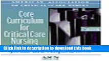 Read Core Curriculum for Critical Care Nursing, 5e PDF Online