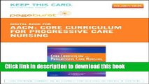 Read Core Curriculum for Progressive Care Nursing - Elsevier eBook on VitalSource (Retail Access