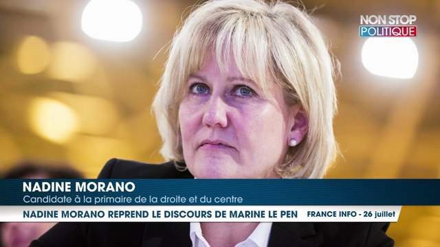 Nadine Morano tacle Bernard Cazeneuve en reprenant le discours de Marine le Pen