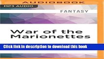 Read War of the Marionettes Ebook Online