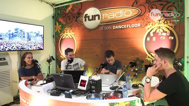 Dannic en interview à Tomorrowland chez Fun Radio