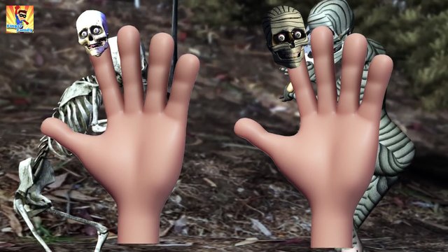 Finger Family Rhymes for Children Crazy Skeleton Vs Mummy Finger Family Nursery Rhymes Halloween