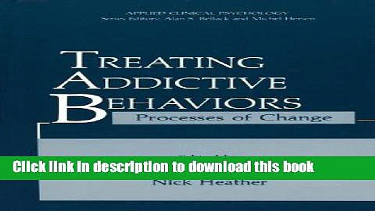 Read Treating Addictive Behaviors: Processes of Change Ebook Free