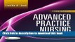Read Advanced Practice Nursing: Essentials of Role Development Ebook Free