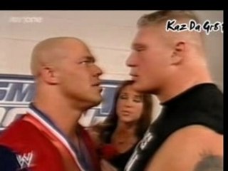 Angle Tries To Kiss Stephanie