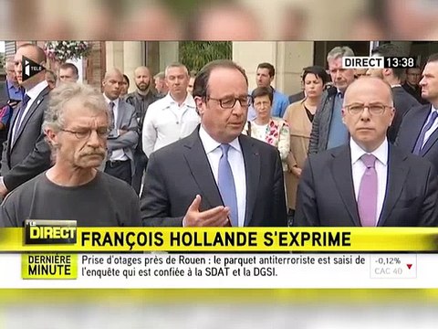 Nous devons être ensemble - François Hollande s'exprime après l'attaque de Saint-Etienne-du-Rouvray