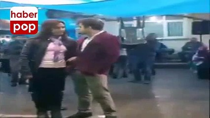 Düğünde gusül abdesti alan teyze :D