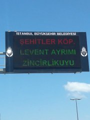 Trafik Ekranlarında Boğaziçi Köprüsü'nün Adı Şehitler Köprüsü Olarak Değiştirildi.