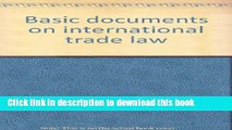 [PDF]  Basic documents on international trade law  [Download] Full Ebook