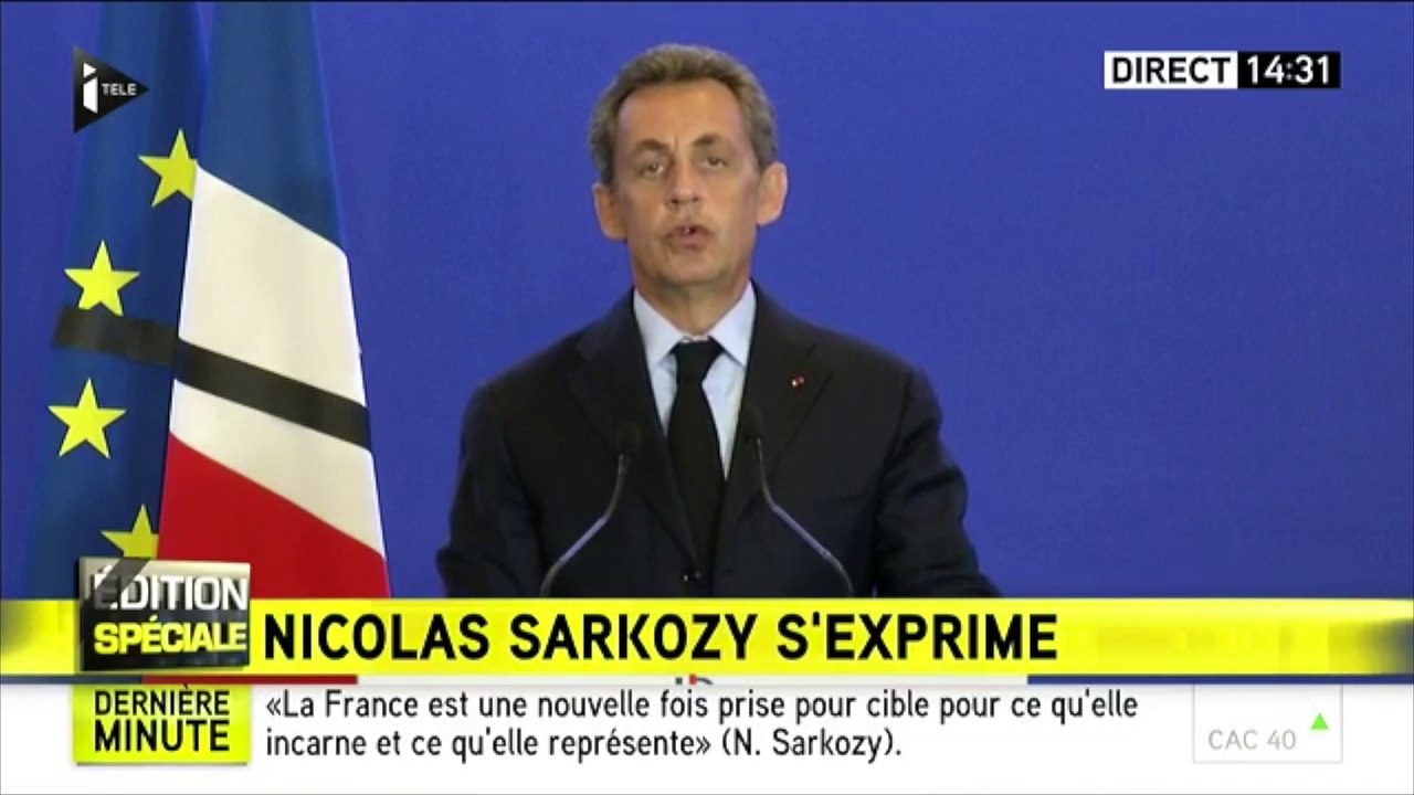 "Nous devons être impitoyables" - Nicolas Sarkozy s'exprime après l'attentat de Saint-Étienne-du-Rouvray