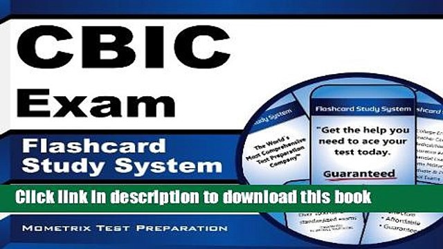Download CBIC Exam Flashcard Study System: CBIC Test Practice Questions Review for the
