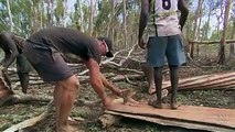 لا للمستحيل-This is genius. Who needs a boat when you've got corrugated iron-