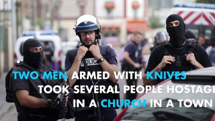 Breaking: two knifemen take several hostages in French church