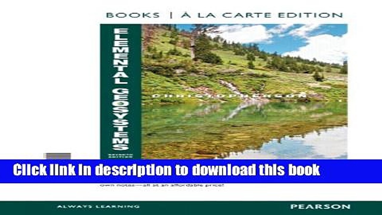 Download Elemental Geosystems, Books a la Carte Edition (7th Edition)  PDF Free