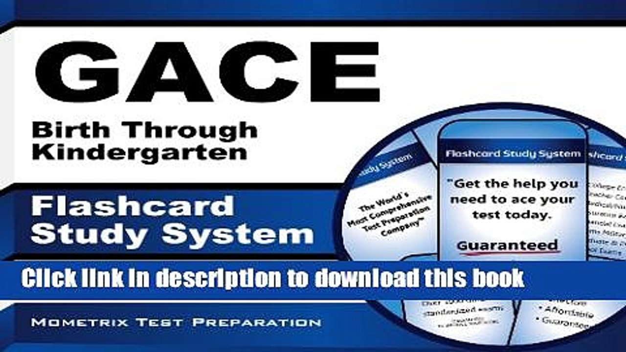 Read GACE Birth Through Kindergarten Flashcard Study System: GACE Test Practice Questions   Exam