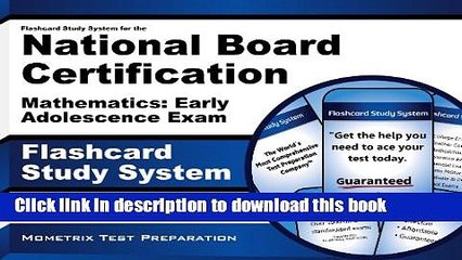 Read Flashcard Study System for the National Board Certification Mathematics: Early Adolescence