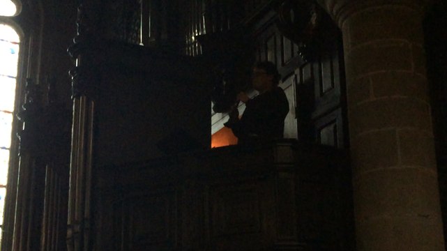 Répétition bombarde et orgue à la basilique
