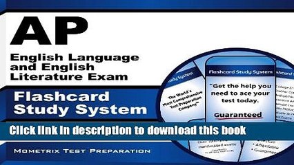 Read AP English Language and English Literature Exam Flashcard Study System: AP Test Practice