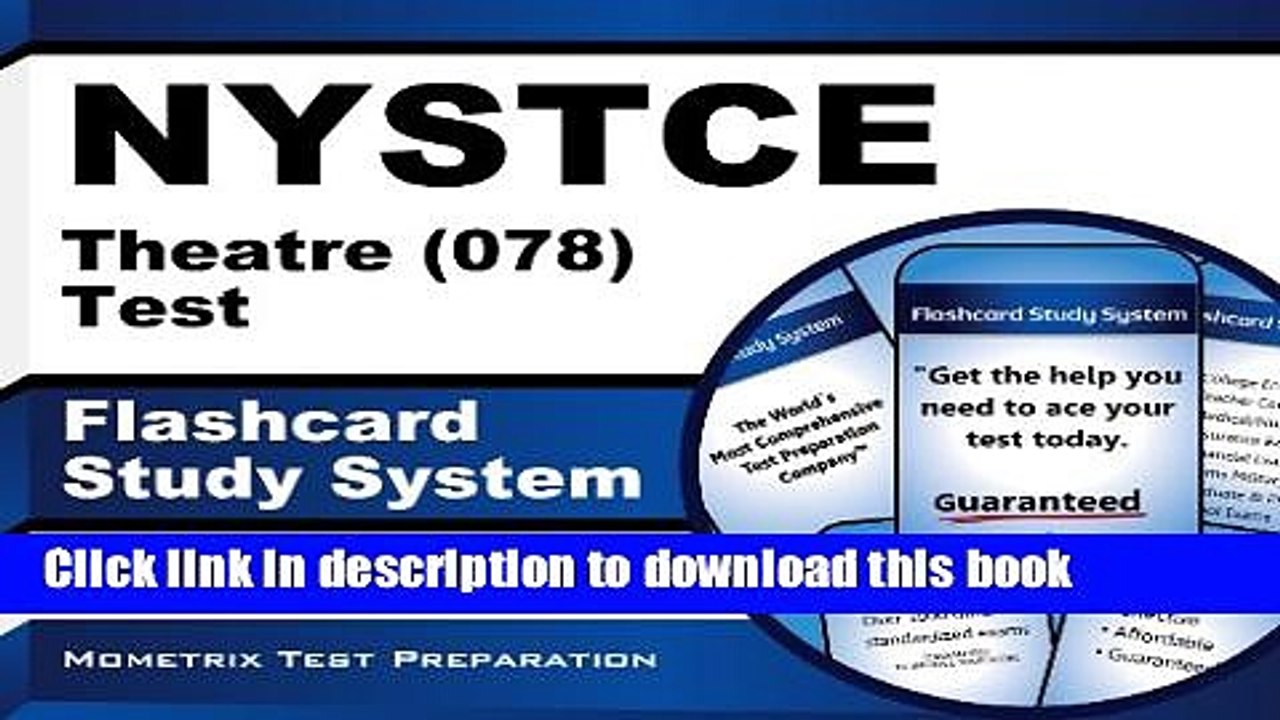 Read NYSTCE Theatre (078) Test Flashcard Study System: NYSTCE Exam Practice Questions   Review for