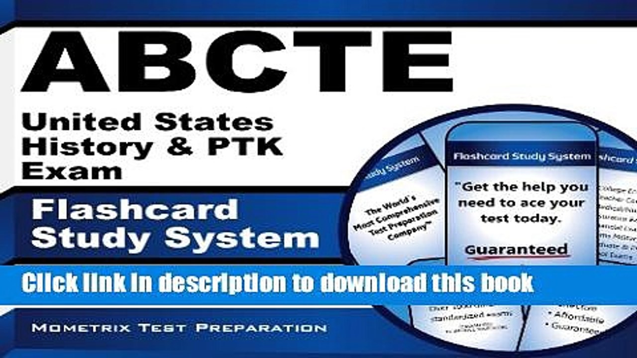 Read ABCTE United States History   PTK Exam Flashcard Study System: ABCTE Test Practice